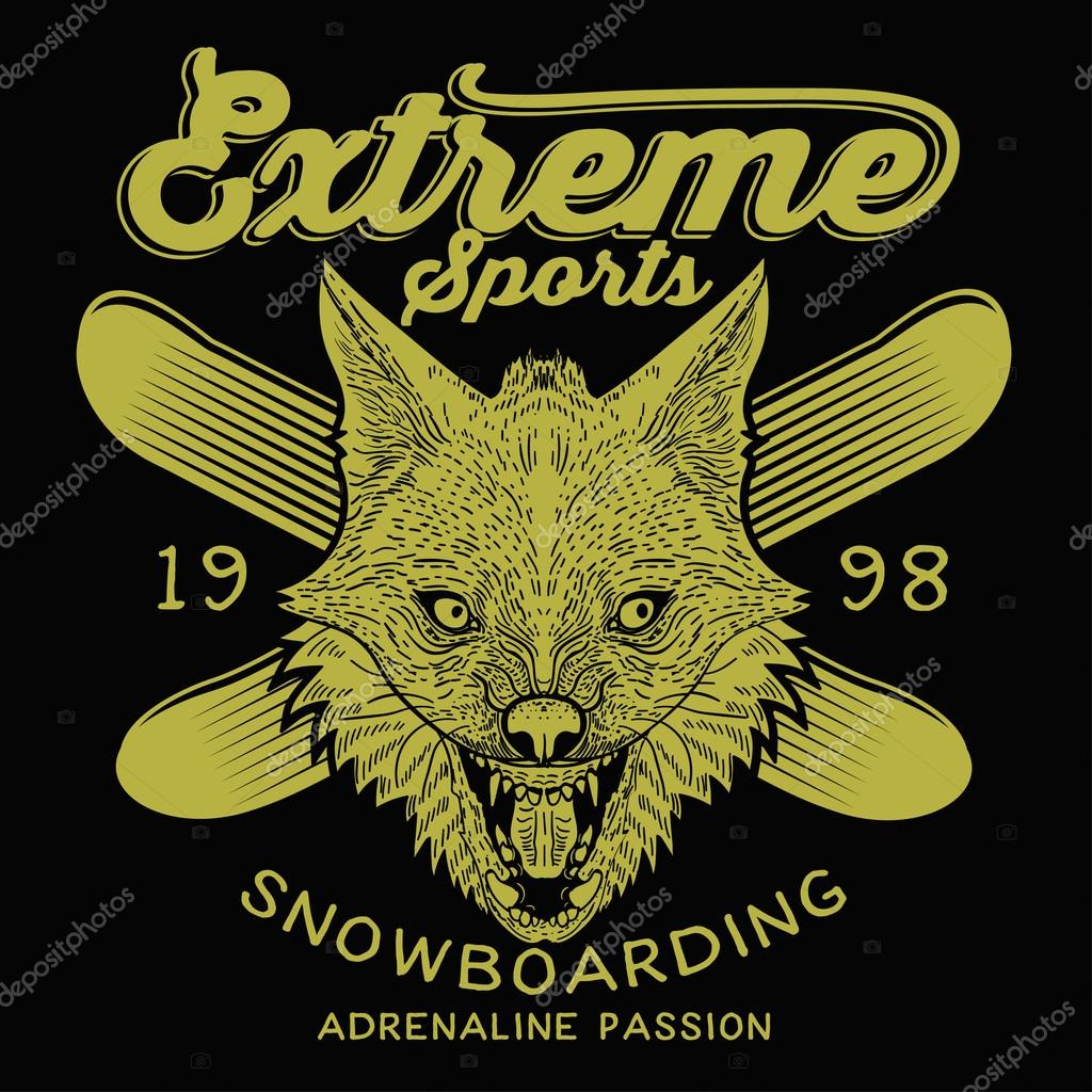 Extreme sport freestyle Typography emblem, t,shirt design, vintage graphic print. vector