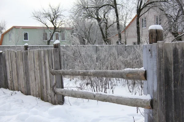Zimą w miejscowości — Zdjęcie stockowe