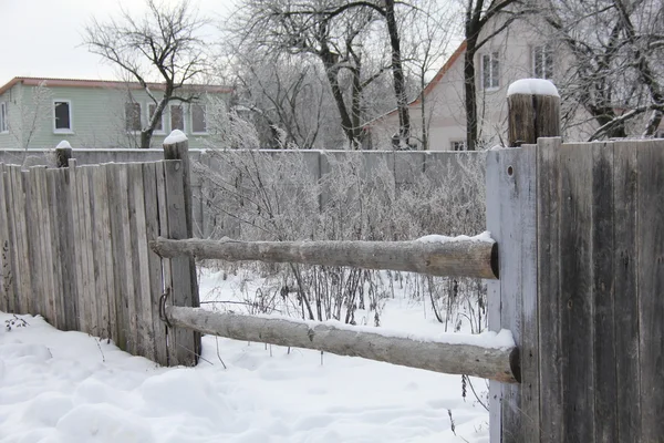 Télen a falu — Stock Fotó