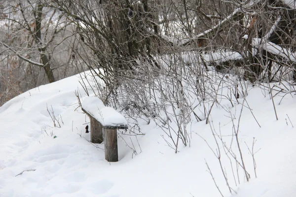 A falu télen — Stock Fotó