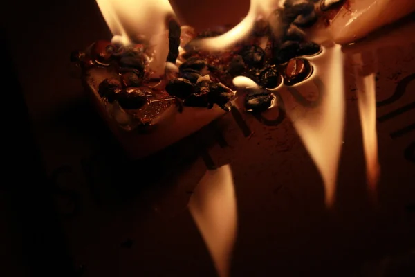 Abstraktion. Feuer und Flammen — Stockfoto