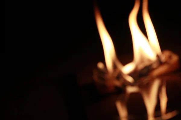 Абстракция. Огонь и пламя — стоковое фото