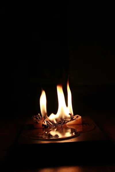 Abstraktion. Feuer und Flammen — Stockfoto