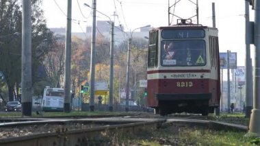 Rusya, Saint Petersburg, umudu grevler, 17 Ekim 2015 tel Polonyalılar ve demiryolu büyük şehirler ve tramvay etkileşimler web