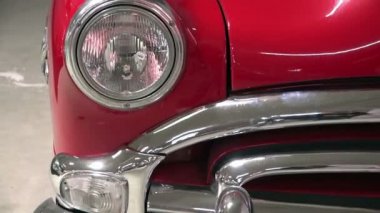 Saint-Petersburg, Rusya Federasyonu-10 Ocak 2015 Amerikan sergi vintage arabalar icra 