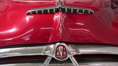 Saint-Petersburg, Rusya-10 Ocak 2015 Vintage araba Amerikan sergisi 