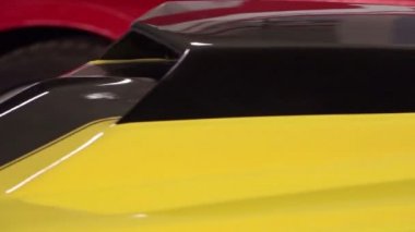 Saint-Petersburg, Rusya-10 Ocak 2015 Vintage araba Amerikan sergisi 