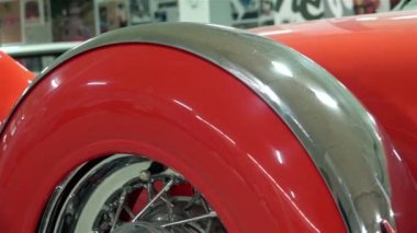 Saint-Petersburg, Rusya-10 Ocak 2015 Amerikan vintage araba sergisi 