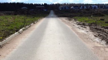 güneş ışığı hareket ufuk başlar, bir yol boyunca