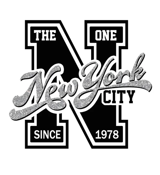 New York Grafik für T-Shirt — Stockfoto