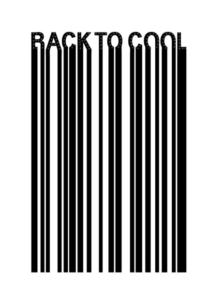 Gráfico slogan preto e branco para t-shirt — Vetor de Stock