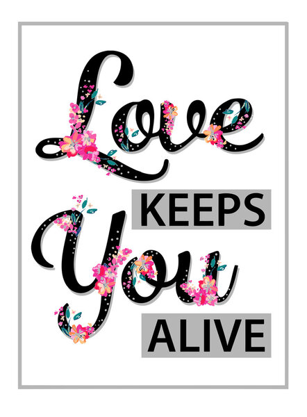 Slogan graphic for t-shirts