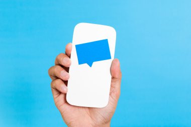 Akıllı telefon sohbet bildirimlerini kavramı