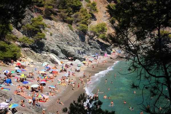 Costa Brava sommar strand — Stockfoto