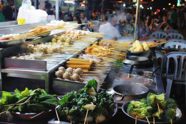 Cibo di strada Kuala Lumpur — Foto Stock