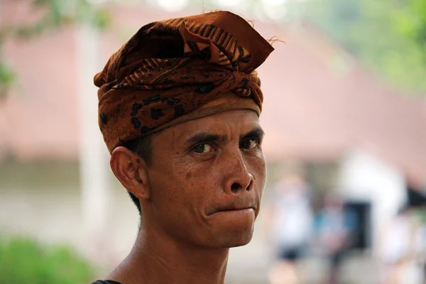 Hinduisk man porträtt Bali — Stockfoto