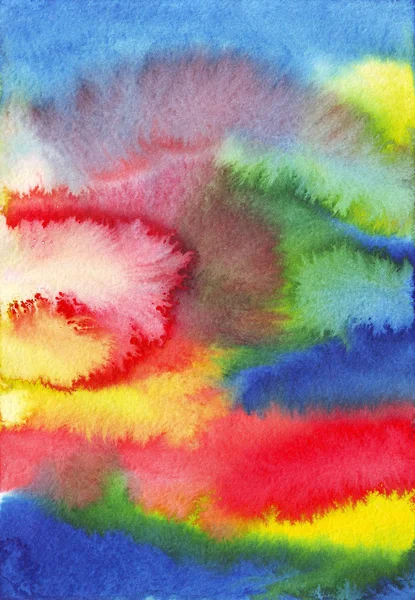 Regenboog aquarel achtergrond — Stockvector