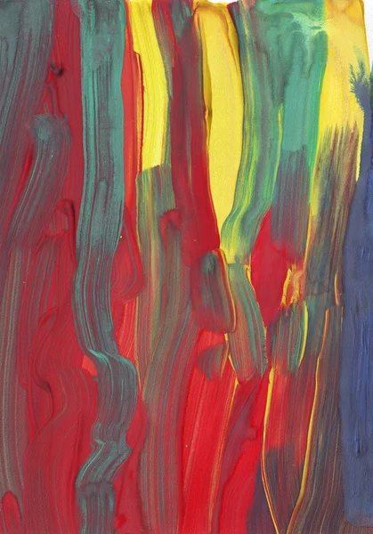 Rörig multicolor akvarell bakgrunden — Stock vektor