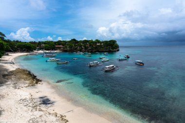 Tekne tropikal Adası'nın güzel Cove