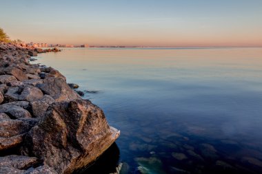 akşam Finlandiya Körfezi, St. Petersburg, Rusya Federasyonu