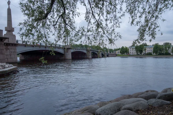 Stone Island Bridge w Sankt Peterburg — Zdjęcie stockowe