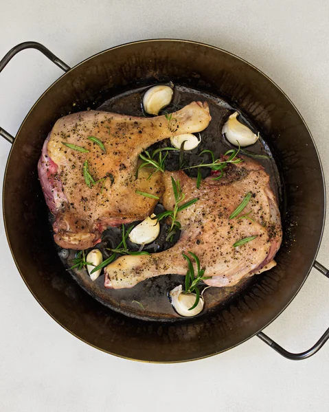 Roast Duck with Rosemary and Garlic