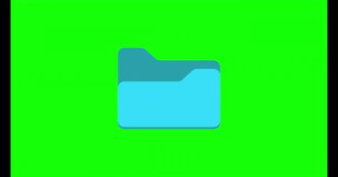 Dizin Canlandırılmış Simge Görüntüsü Yeşil Ekran