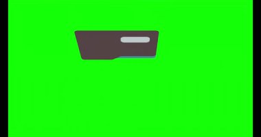 Dizin Canlandırılmış Simge Görüntüsü Yeşil Ekran