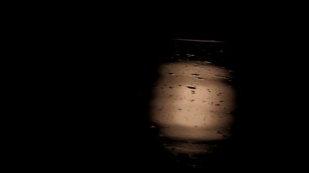 La luna riflessa nell'acqua — Video Stock