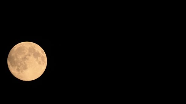 Grande lune dans le ciel 