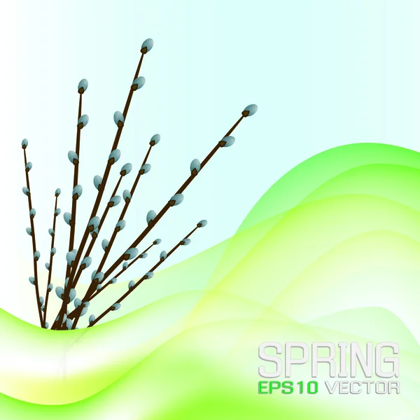 Bahar arka plan. Vektör arka plan
