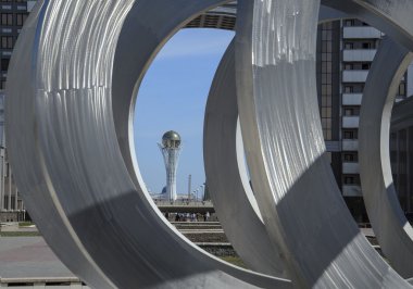 Astana. Kazakistan. 17 Nisan 2016. 