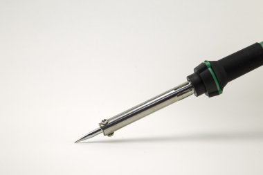 İzole beyaz, lehimleme makinesi