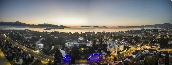 Fethiye Turkije zonsondergang tijd Stockfoto