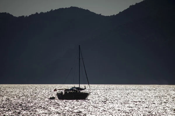 Blue Voyage in Turks mediterrane Rechtenvrije Stockafbeeldingen