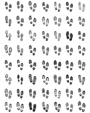 prints of shoes clipart