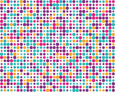 Renkli daireli desen, pürüzsüz arkaplan