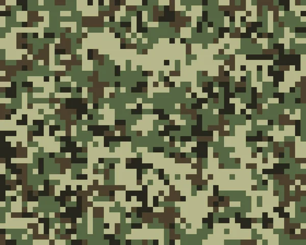 Nahtloses Digitales Camouflage Muster lizenzfreie Stockillustrationen