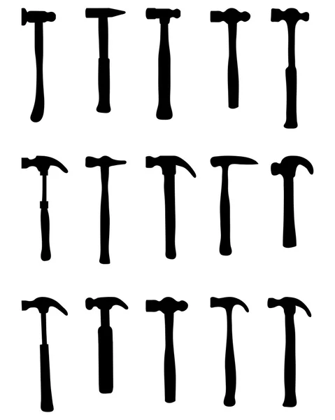 Різні hammer вектор — стоковий вектор