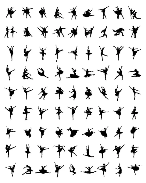 balerinler Silhouettes