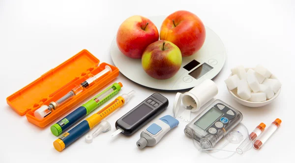 Je moet controle diabetes accessoires — Stockfoto