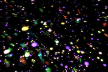 Parçacıklar parlayan soyut resim arka plan