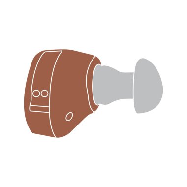 Hearing aids icon illustration symbol design