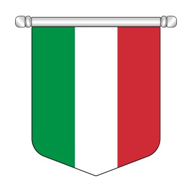 Ekvatoral İtalya Ulusal Sancak Asma Sembolü