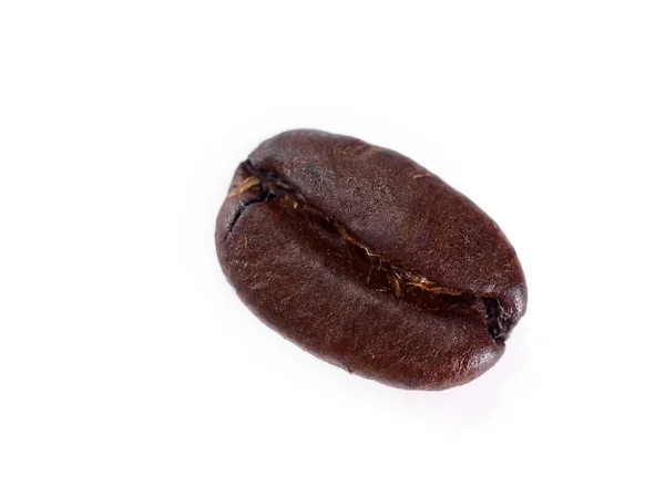 흰색 바탕에 한 커피 콩 — 스톡 사진