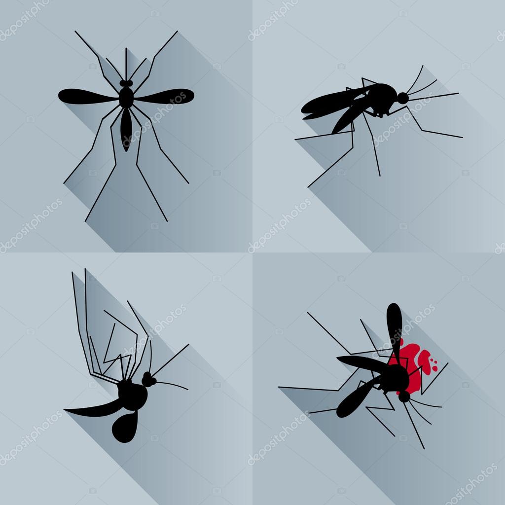 Dead mosquito Vector Art Stock Images | Depositphotos