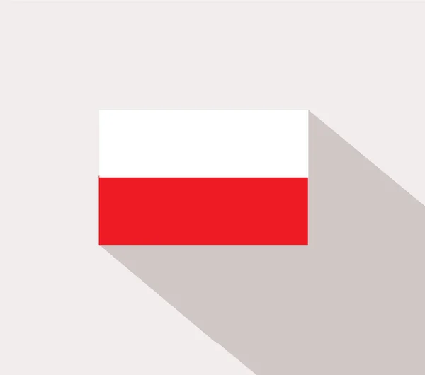 The flag of Poland. Polish Flag vector. Polish Flag icon. Polish Flag logo. Polish Flag art. Polish Flag symbol. Poland Flag illustration. Poland Flag card. Poland Flag poster. Poland Flag background. — Stock Vector