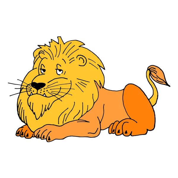 Lejon vektor. Lion-ikonen. Lion illustration. Lion-logotypen. Lejon djuret. Lion afrikanskt. Lejonkungen. Lejon söt. Lejon tecknad. Lion design. Lejon lycklig. Lejon bakgrund. Lion art. Lion abstrakt. Lejonets färg. Lion — Stock vektor