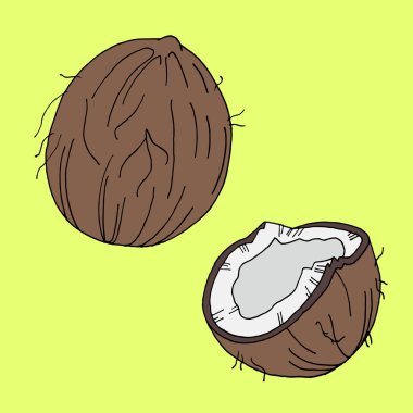 Hindistan cevizi simgesi kümesi. Hindistan cevizi tasarımı. Hindistan cevizi sanatı. Hindistan cevizi afişi. Hindistan cevizi posteri. Hindistan cevizi kartı. Hindistan cevizi izole edilmiş. Hindistan cevizi yemeği. Hindistan cevizi doğası. Hindistan cevizi simgesi. Hindistan cevizi logosu. Hindistan cevizi arka plan. Hindistan cevizi