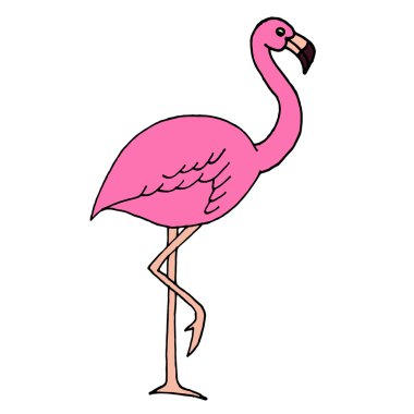 Pembe Flamingo simgesi. Flamingo vektörü. Flamingo illüstrasyon. Flamingo izole edilmiş. Flamingo tasarımı. Flamingo dokusu. Flamingo logosu. Flamingo soyut. Flamingo bayrağı. Flamingo posteri. Flamingo nesneleri. 
